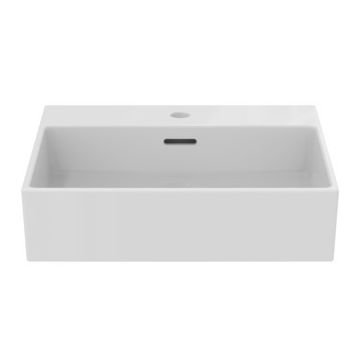 Ideal Standard Basin 500 x 450 x 150 mm Grinded bottom side, 1 tap hole, with overflow Glossy White  50 cm T388401 Basin 500x450x150 mmGrinded bottom side, 1 tap hole, with overflow, 

EXTRA - Basin 500x450x150 mmGrinded bottom side in white glossy fini