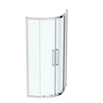 Ideal Standard  IS i.life 900 Quadrant Enclosure  with Idealclean clear glass - bright silver finish  T4957EO