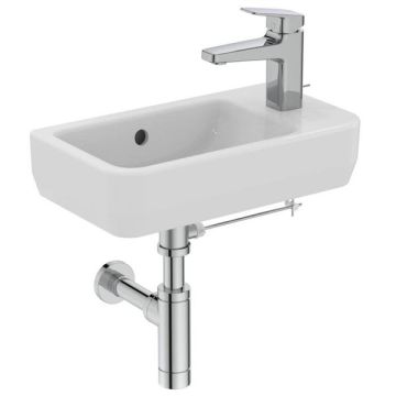 Ideal Standard  Ideal Standard i.life S 45cm guest washbasin, 1 taphole, right hand  T518601