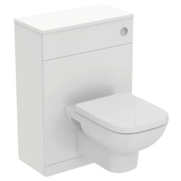 Ideal Standard  Ideal Standard i.life S 60cm compact toilet unit with adjustable cistern for 6/4 or 4/2.6 litre flush , matt white  T5216DU