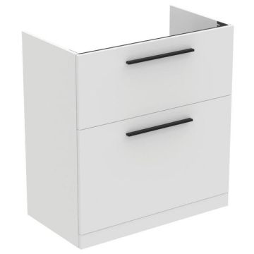 Ideal Standard  Ideal Standard i.life A 80cm floor standing vanity unit with 2 drawers (separate handles required), natural oak  T5274NX