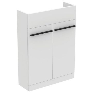 Ideal Standard  Ideal Standard i.life S 60cm compact semi countertop washbasin unit with 2 doors (separate handles required), natural oak  T5298NX