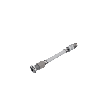 Bidet Tube 90mm Self Cleaning  (WALL HUNG TYPE WITH SPRING) - Ø26 CIRCULAR NOZZLE WITH EXTERNAL HOUSING - 3/8 BRASS UNION 200143