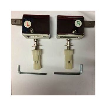 TC Bathrooms Connection Soft-Close Toilet Seat Hinge Set - TCBH1 Dartmouth Toilet Seat Spares