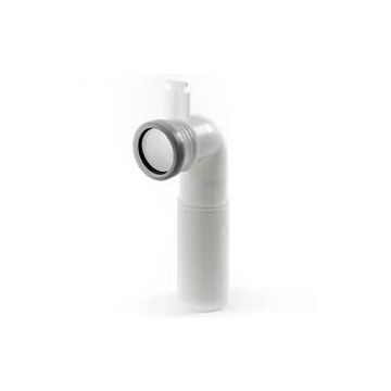 TECE spare part flush pipe with O-ring 185 mm 9820099 flush pipe