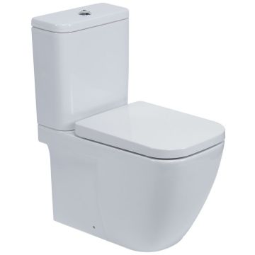 B&Q Cooke & Lewis Clancy Toilet Seat and Cover Soft Close