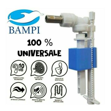 BAMPI TOILET FLOAT / FILL VALVE  UNIVERSAL 8027028047338