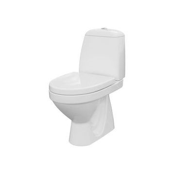 Toilet seat Cersanit EKO PLUS duroplast, antibacterial Standard Close metal hinge, white K98-0005