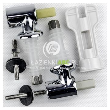 TOILET SEAT HINGES FOR SLOW-SIGN CIRCLE 99285