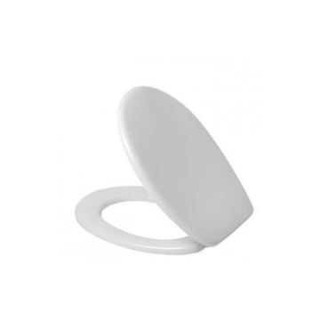 Toilet seat with soft close and lift-off incl. hinges in stainless steel