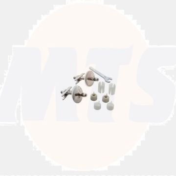 Ideal Standard  Chrome Concept Air Slim / Tesi Thin Toilet Seat and Cover Hinge Set  Soft Close TV04767