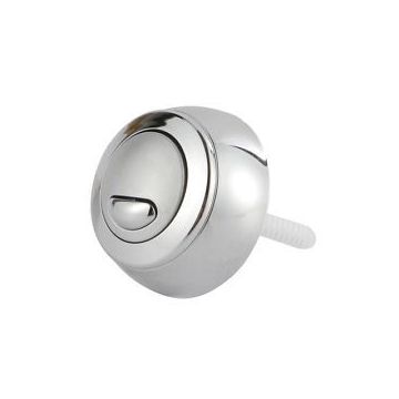Twyford Toilet Cistern Flush Push Button spares Siamp Optima 49 Dual Flush Push Button Chrome Plated Flushwise