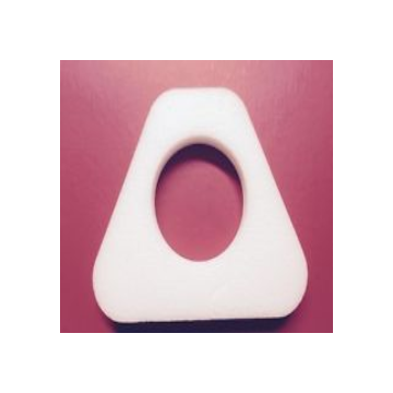 TWYFORD TRIANGLE WHITE FOAM CLOSE COUPLED GASKET DOUGHNUT WASHER SEAL ZH2134XX TWYFORD TOILET SPARES
