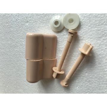 Twyford Celmac Toilet Seat Hinges ALMOND