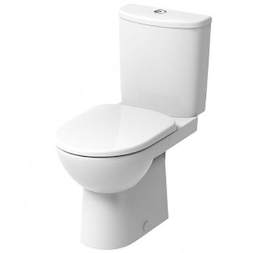 Twyford quick release family seat & cover Top fix hinge: Soft closing mechanism E17868WH