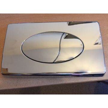 Europa large chrome flush plate size 330 x 195mm AG1378 