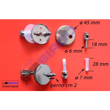 Simas Universal hinges Stainless hinges quick release CISR 01 9124