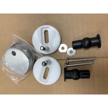 Universal Chrome Top fixing Hinges U002548
