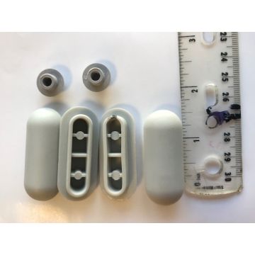 Universal Grey Toilet Seat Buffers MTS000122