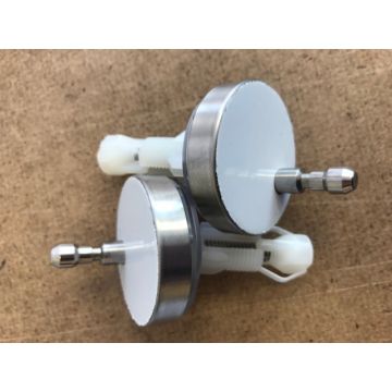 Chrome Universal Top Fixing Toilet Seat Hinges for most Toilet Seats
