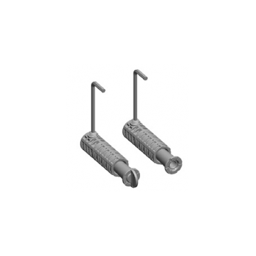 V-Fit mounting kit , 135 mm 310892 wall hung Pan Fixings-Fittings for Hung a wall hung Pan secured onto the wall 310892 / 8693405495636