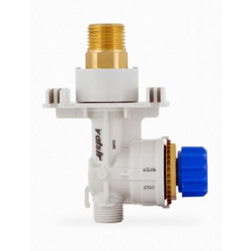 Valsir Inlet/stop valve is pre-fitted in all the Tropea3 cisterns