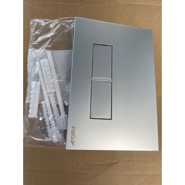 VALSIR P3 MECHANICAL FLUSH PLATE IN SATIN CHROME VS0869237