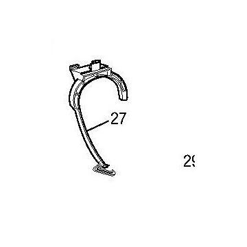 Valsir Evolut undercounter 826066 Bend support for Fixsistem mounting frame VS0826066