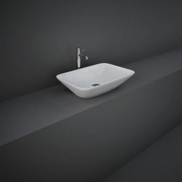 RAK Variant Rectangular Counter Top Wash Bsn 55Cm VARCT55500AWHA Bathroomsuites