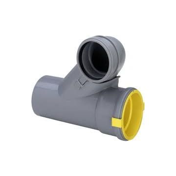 Viega closet drain tee with cornering 100x90x100 mm 284497
