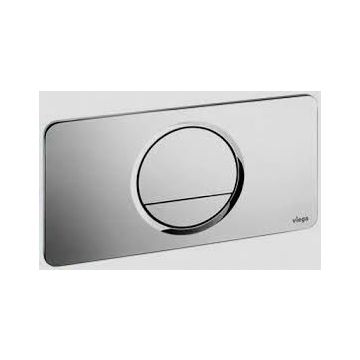 Viega Visign Flush Plate for style 13, 654504 (8333.1) Plastic Chrome Plated 271x140mm