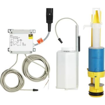  Viega WC flushing mechanism 8320.3 - Toilet flushing solution toilet flushing electronic Viega Electric release 8320.3 in 230V with push button