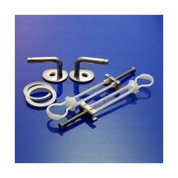 Villeroy and Boch Epura 88370161 set of hard chrome hinges