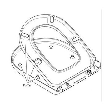 Villeroy & Boch buffer set for Toilet Sseat and lid / Cover  92236800