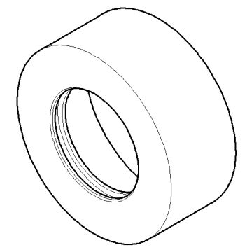 Villeroy & Boch Rosette 092762004-00 / Dornbracht rose 60x25 - Parts 092762004-00 Chrome