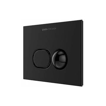 Vitra Liquid Control Panel  Dual Flush Plate Glossy Black 740-2101