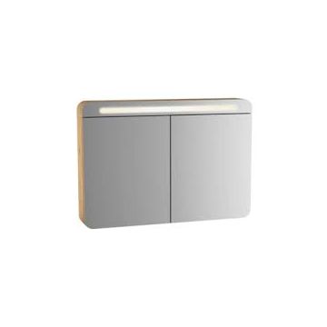 Vitra Nest Trendy LED Illuminated Mirror  80cm  Glossy Anthracite 56162