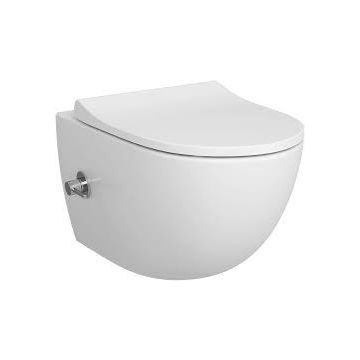 Vitra Sento Rim-ex Drainless Wall Hung WC with Integrated Tap 7748B003-1684