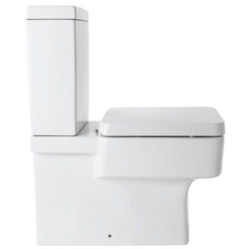 BATHSTORE WATERMARK SOFT CLOSE TOILET SEAT AND COVER WITH FITTINGS 536969 NOT ORIGINAL *CHIPPED, SEE PHOTOS*