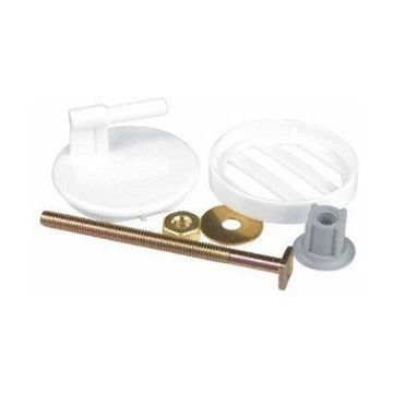Wenko Toilet-seat Hinge attachment  Plastic and Chrome