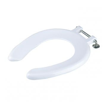 Wirquin Celmac CRESCENT ADULT "A" - Stainless steel hinges, seat only with stainless steel hinge
