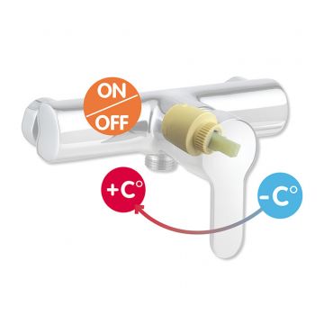 WIRQUIN Accessory for shower column: open/close valve 60721536