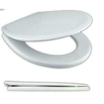 Wirquin Neon Lite Toilet Seat Plastic hinge White 270693