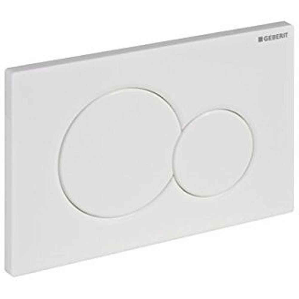 Geberit Sigma01 Alpine White Dual Flush Plate