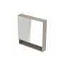 Selnova Square 78.8 cm Mirror cabinet, two doors, Light Hickory 501.271.00.1