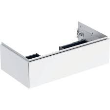 Geberit ONE cabinet for washbasin, with one drawer: Washbasin width=90cm, H=26.6cm, T=47cm, sand grey / high-gloss coated  505.073.00.4