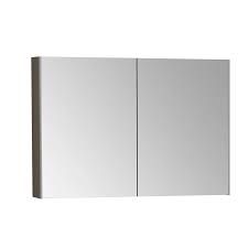 The Vitra Basis Cabinet Mirror features a sleek and modern design, perfect for enhancing any bathroom space. Its minimalist aesthetic is complemented by a functional layout, providing both style and practicality. The mirror is designed to reflect light an
