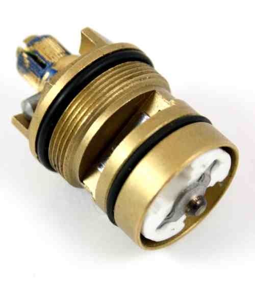 A952553NU11 Ideal Standard / Trevi Dualux On/Off Flow Cartridge G1/2 - Blue (Cold Side), This cartridge controls the flow of water on the cold side of the valve, Suits Dualux basin and bidet mixers Includes 1x hot (clockwise close) and 1x cold (anti-clock