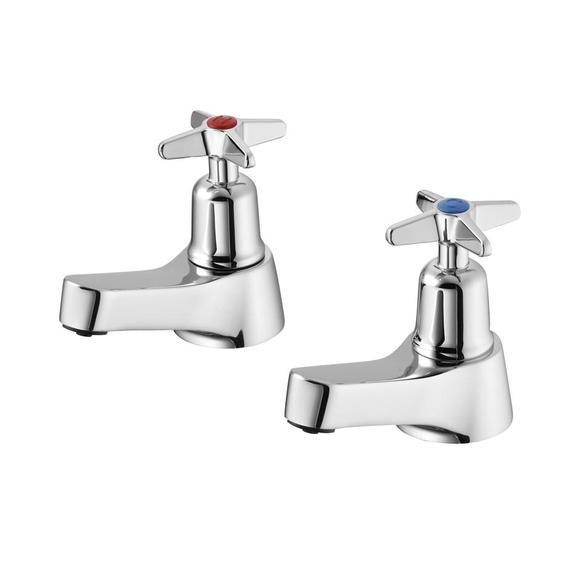 Ideal Standard Spares Sandringham 21 Basin pillar taps with crossheads -B9875AA