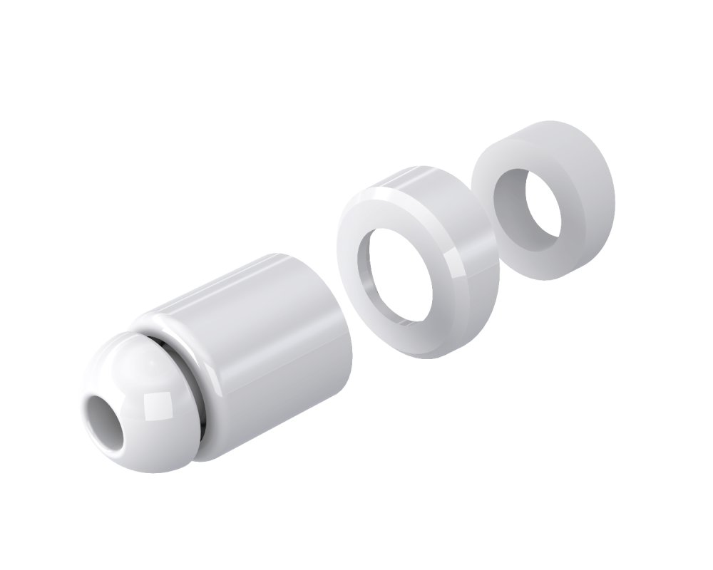 BIDET PLASTIC NOZZLE SET DIMENSIONS 38 × 25 × 20 cm 230016
